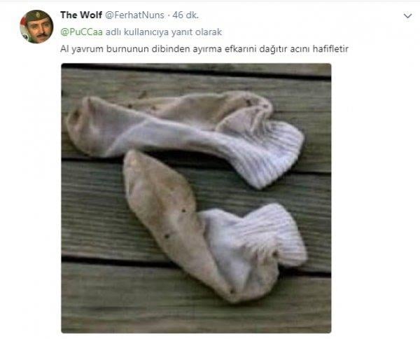 Pucca'ya cevap olarak gönderilen ayaklar