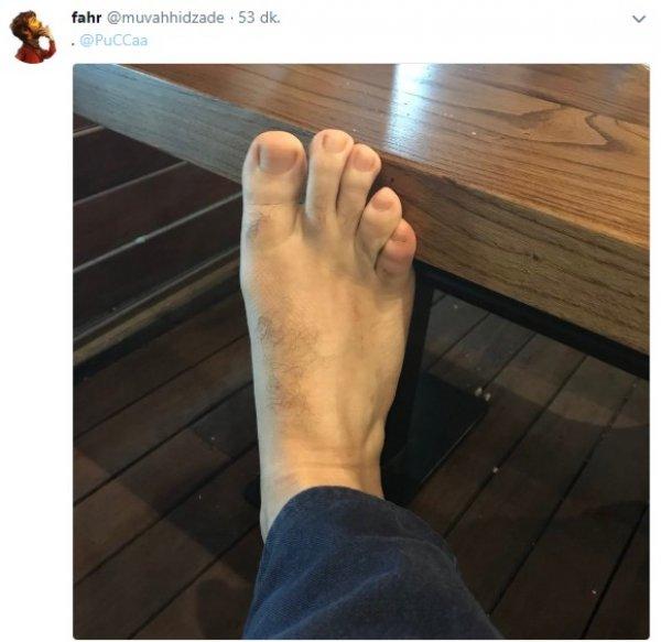 Pucca'ya cevap olarak gönderilen ayaklar