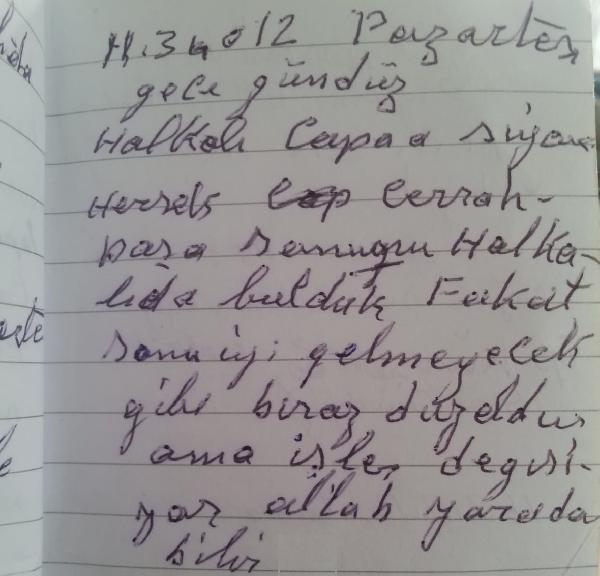 100 yaşında ölen dedenin günlüğü, torununu duygulandırdı