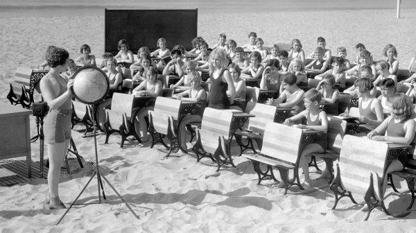 Bir zamanlar eğitim: Açık hava okulları