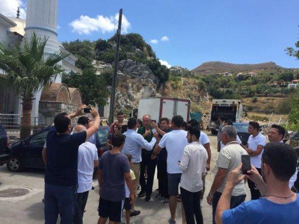 Muharrem İnce Marmaris'te cuma namazında