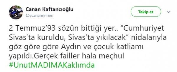 CHP, Madımak'ı hatırladı