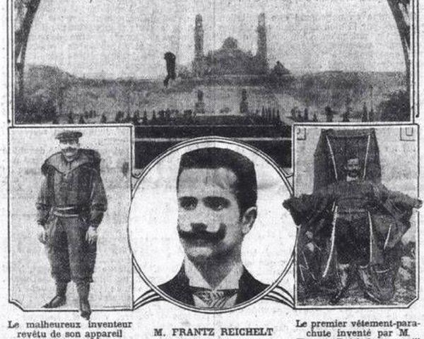 Kumaş paraşütüyle Eyfel'den atlayan terzi: Franz Reichelt