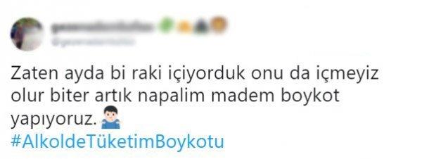Sosyal medyada alkole boykot kampanyası