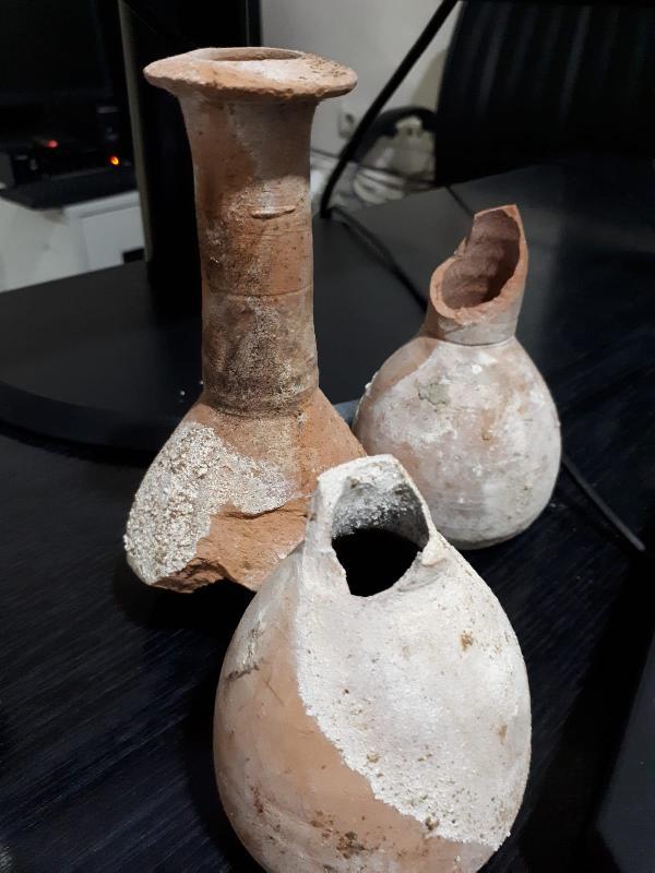 Karabük'de Roma döneminden gözyaşı şişeleri bulundu
