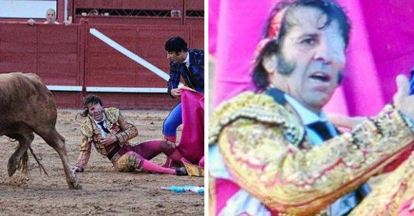 Boğanın boynuzladığı matadorun kafa derisi yüzüldü