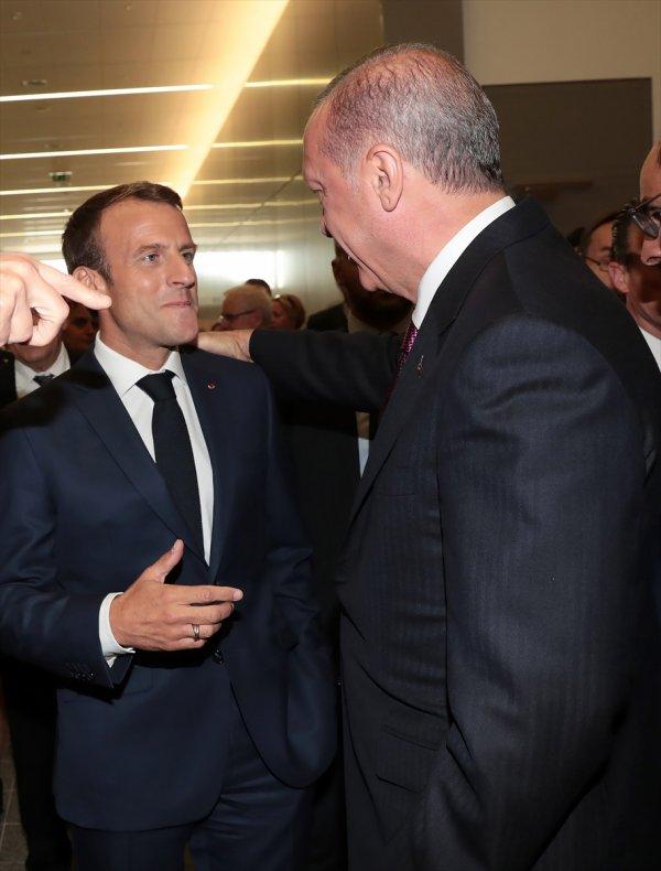 Erdoğan, Trump ve Macron'la görüştü