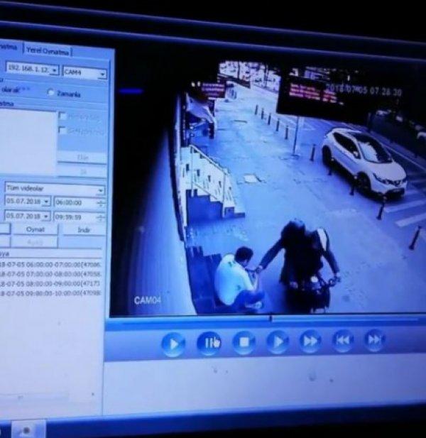 Zeytinburnu'nda motorlu gasp