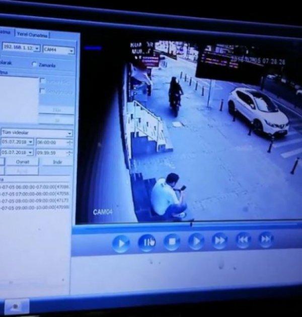 Zeytinburnu'nda motorlu gasp