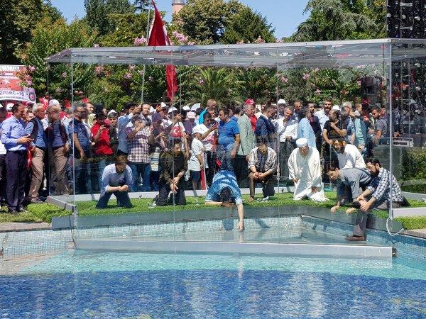 Saraçhane 15 Temmuz Anıtı açıldı