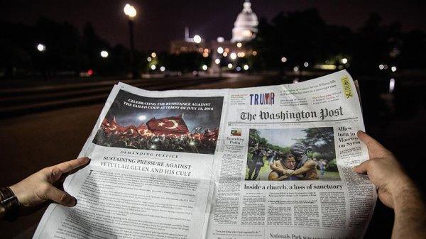 Washington Post'ta tam sayfa FETÖ uyarısı yapıldı