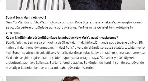 Demet Sağıroğlu: Amerika'da kadının kılına zarar gelmez