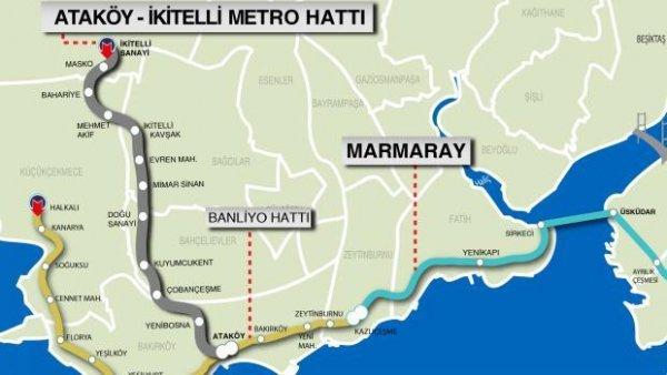 Ataköy- İkitelli Metro Hattı'nın açılış tarihi belli oldu