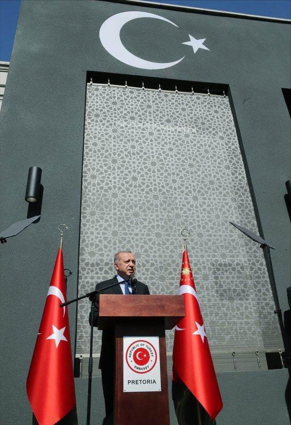 Başkan Erdoğan, FETÖ-Güney Afrika ilişkisine dikkat çekti