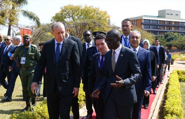 Başkan Erdoğan Zambiya'da
