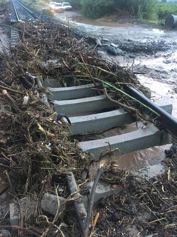 Denizli-İzmir arası tren seferleri durduruldu