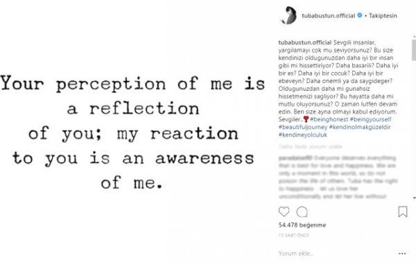 Tuba Büyüküstün sessizliğini bozdu