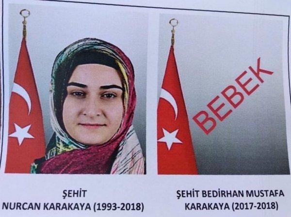 PKK'lıların şehit ettiği anne ve bebeğine cenaze töreni