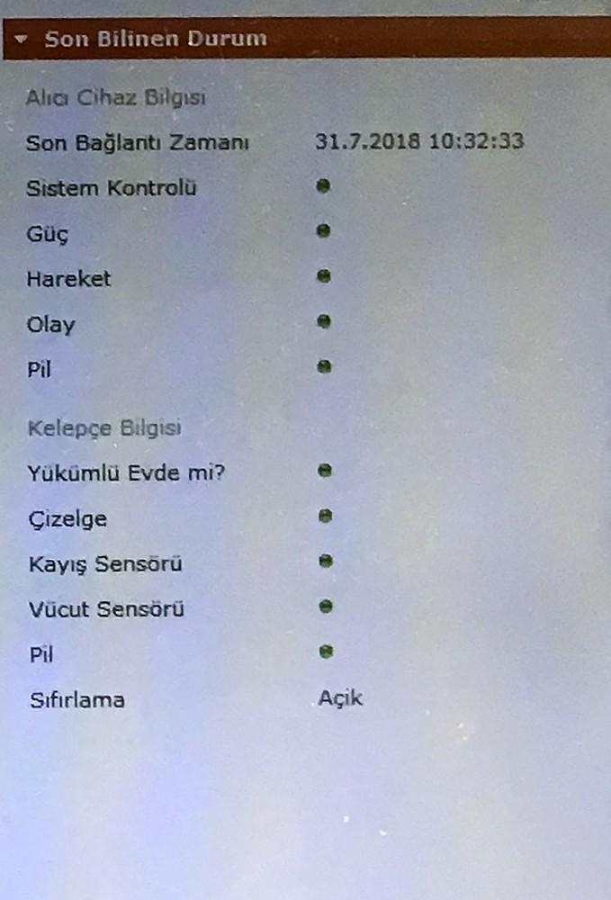 Elektronik kelepçeyle sıkı denetim