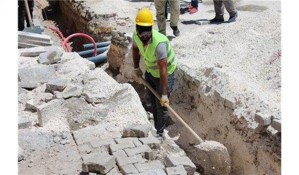 Şanlıurfa'da elektrik hatları yeraltına alınıyor