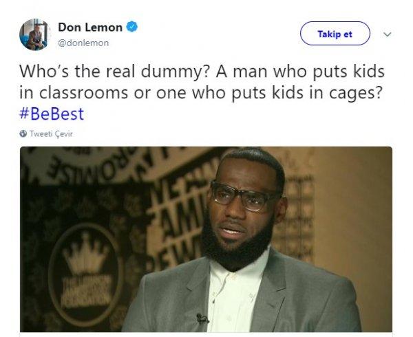 Melania LeBron'dan taraf oldu
