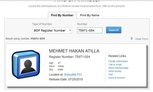 ABD'den küstah Hakan Atilla hamlesi