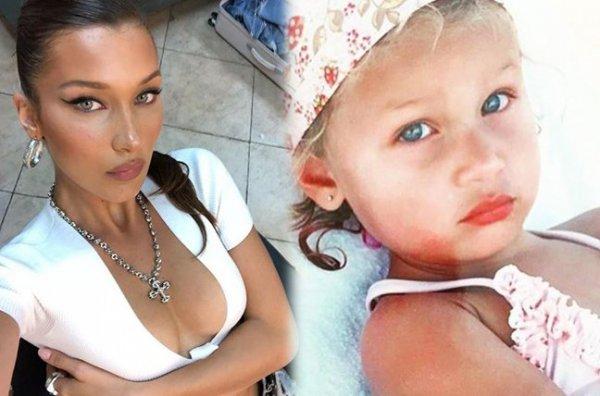 Bella Hadid'in çocukluk fotoğrafı