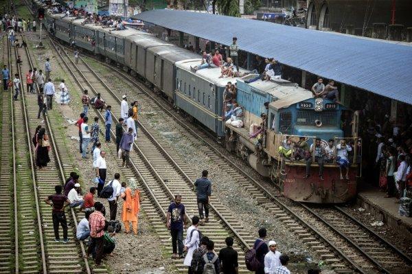 Tren üzerinde işe yolculuk