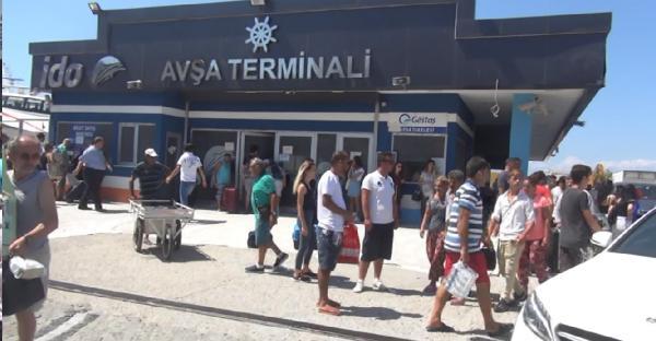 8 bin yatak kapasiteli Avşa'ya 150 bin tatilci gitti