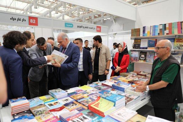 Başkan Uysal uluslararası İstanbul Arapça Kitap Fuarı'nda