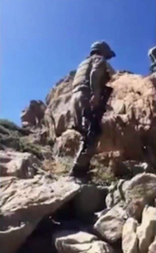 İkiyakalar'da görev yapan komandolar