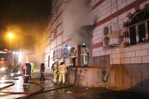 Selçukhan Camii'nde yangın çıktı