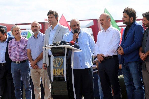 Yardım tırları İdlib için yola çıktı