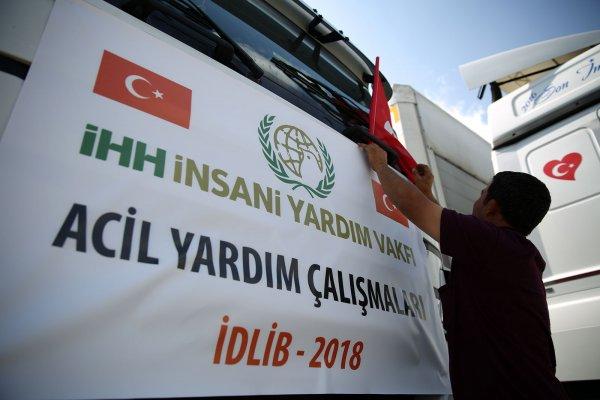 Yardım tırları İdlib için yola çıktı