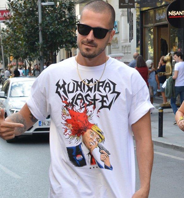 Orhan Gencebay'ın oğlu Gökhan'ın Trump'lı tişörtü