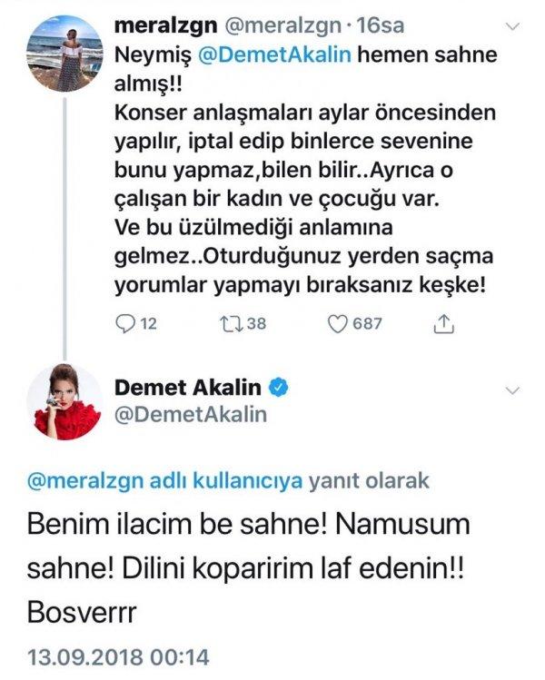 Demet Akalın: Sahne benim namusum