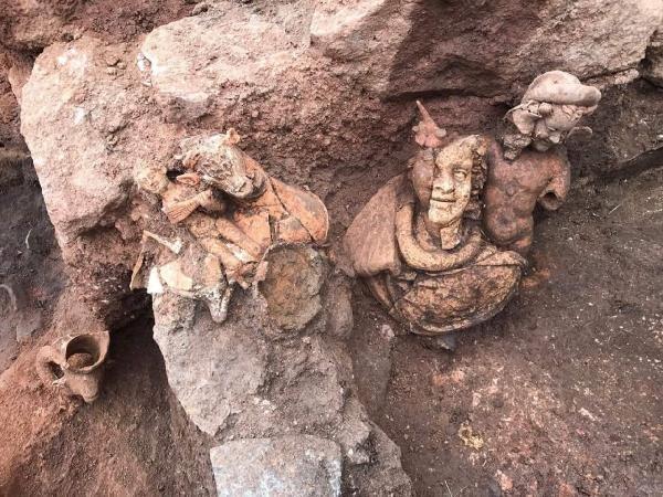 Bereket Tanrısı Dionysos'un  heykeli bulundu