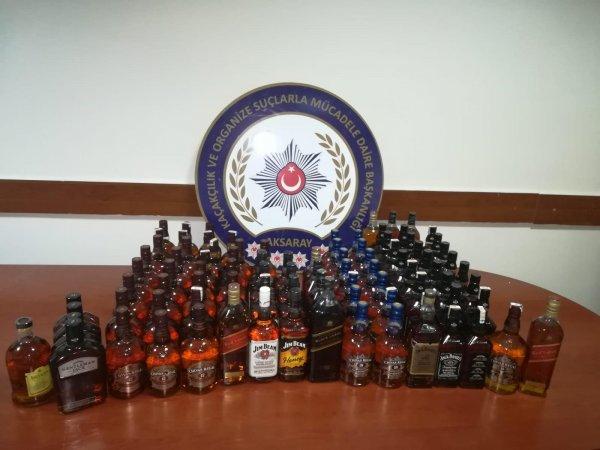 94 adet sahte içki yakalandı