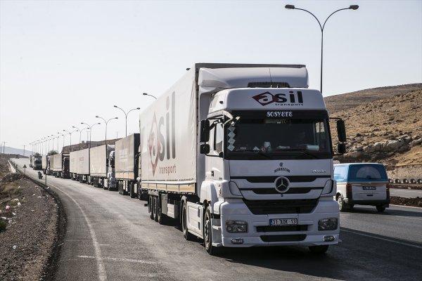 Cilvegözü'nden 70 bin yardım tırı geçti