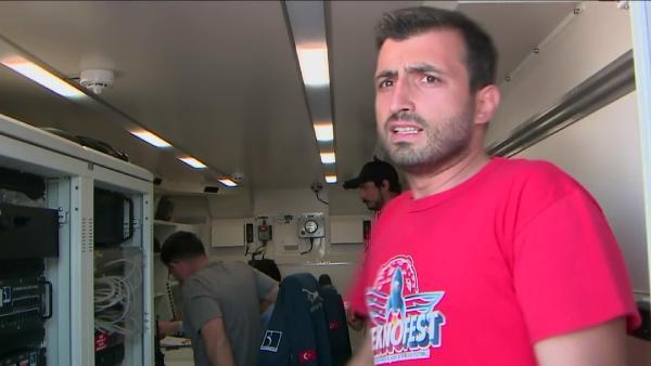 Bakan Soylu Bayraktar SİHA'yı yönetti