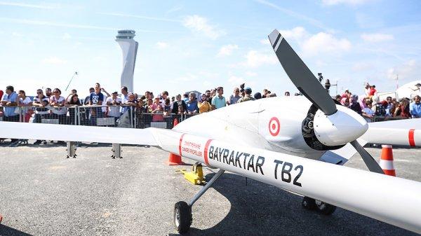 Yerli İHA bu kez selfie çekti