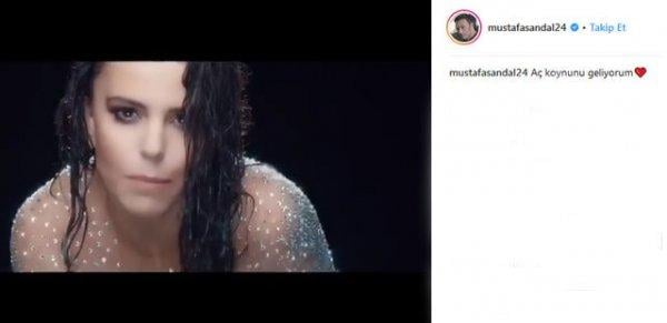 Mustafa Sandal'dan Simge Sağın'a: Aç koynunu geliyorum