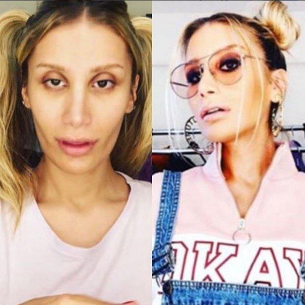 İrem Derici makyajsız halini paylaştı