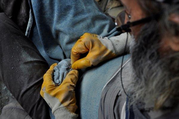 Yarım asırdan fazladır taş ustalığı yapıyor