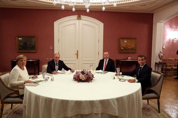 4’lü Suriye Zirvesi sonrası liderler yemekte buluştu