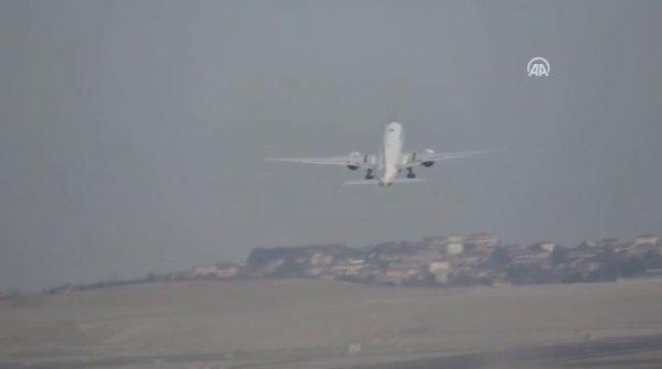 İstanbul Havalimanı'nda ilk uçuş gerçekleşti