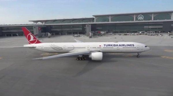 İstanbul Havalimanı'nda ilk uçuş gerçekleşti