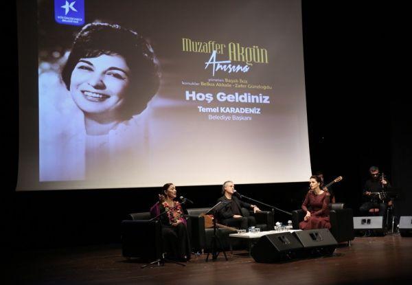 Türkülerin anası Muzaffer Akgün Küçükçekmece’de anıldı