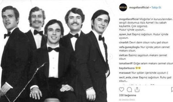 Moğollar grubunun kurucusu Aziz Azmet hayatını kaybetti