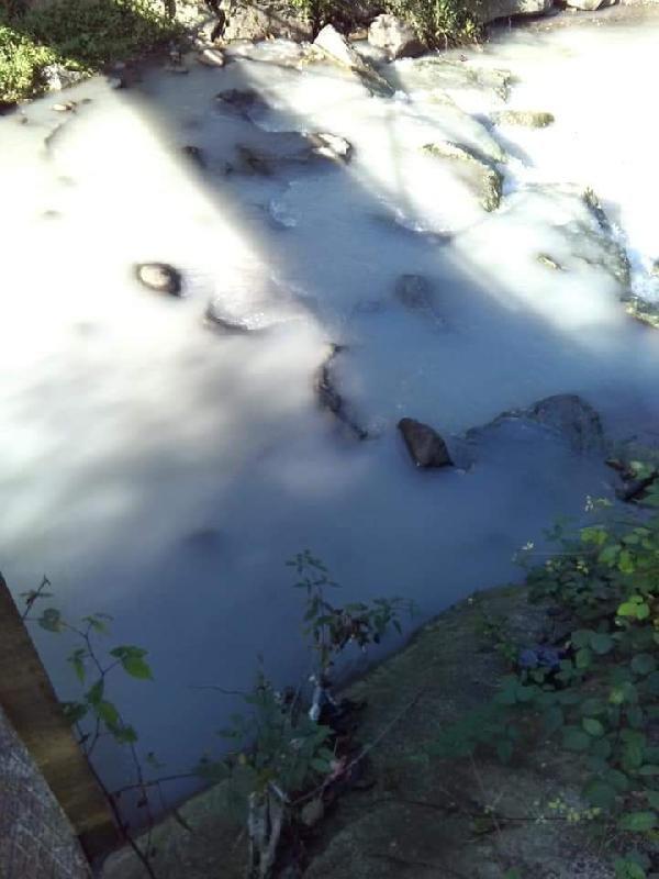 Rize'de dere beyaza büründü